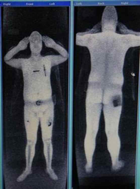 manchester airport body scanners. RapiScan full-ody scanner